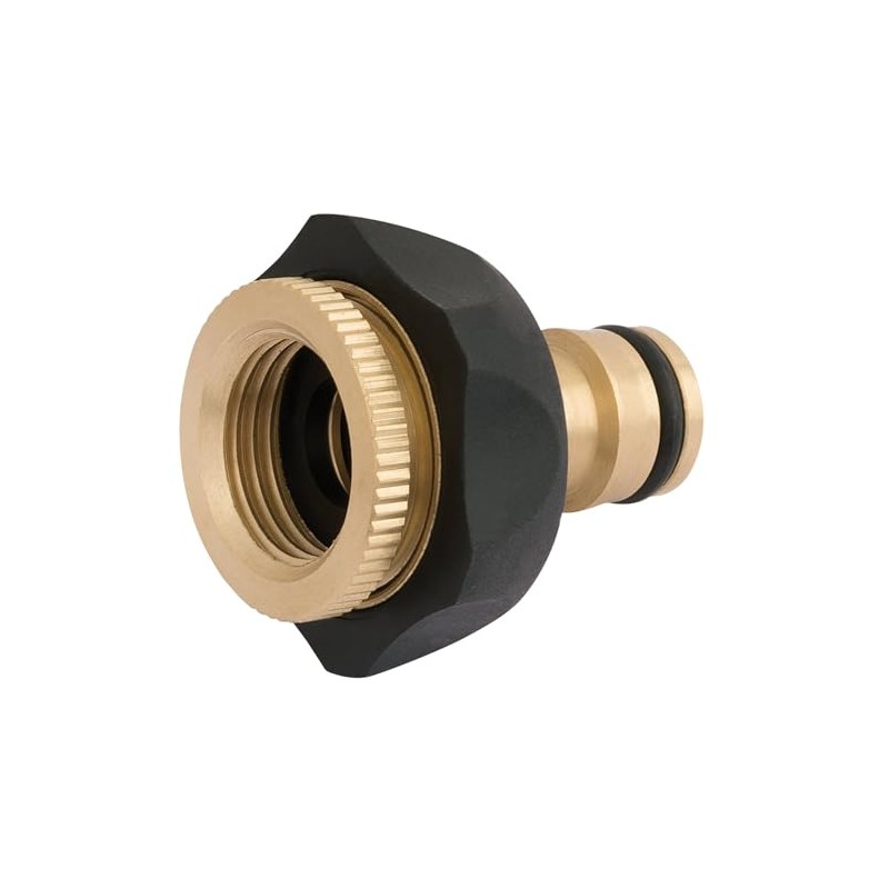 Draper DRA24646 Brass and Rubber Tap Connector, Multi-Colour, ((1/2" -