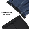 DOPENSPI Elastic Stretch Belt Men's Braided Belt Work Belt Black