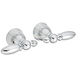 DELTA FAUCET H616 Victorian, Two Metal Lever Handle Kit, Chrome