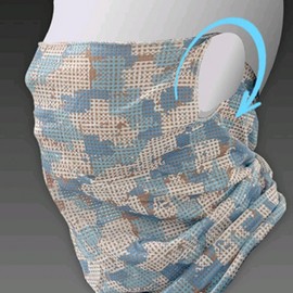 Summer mesh earring type multi cool scarf More than 100 100ea