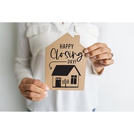Set of "Happy Closing Day" Real Estate Agent Greeting Cards | Envelopes Included | 34-GC002
