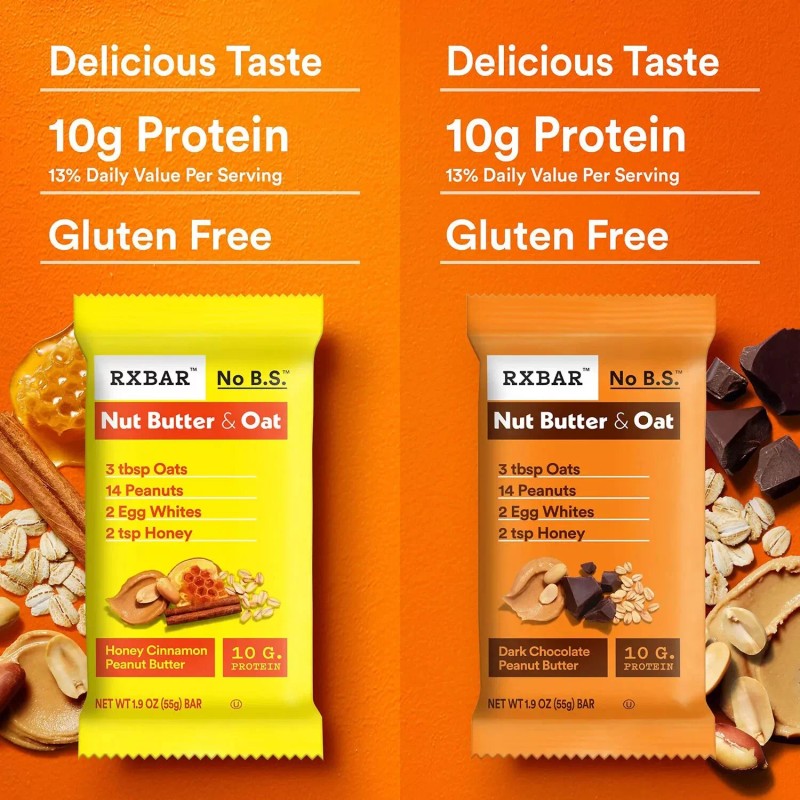 RX Nut Butter & Oat Bar Variety Pack, 14 ct.