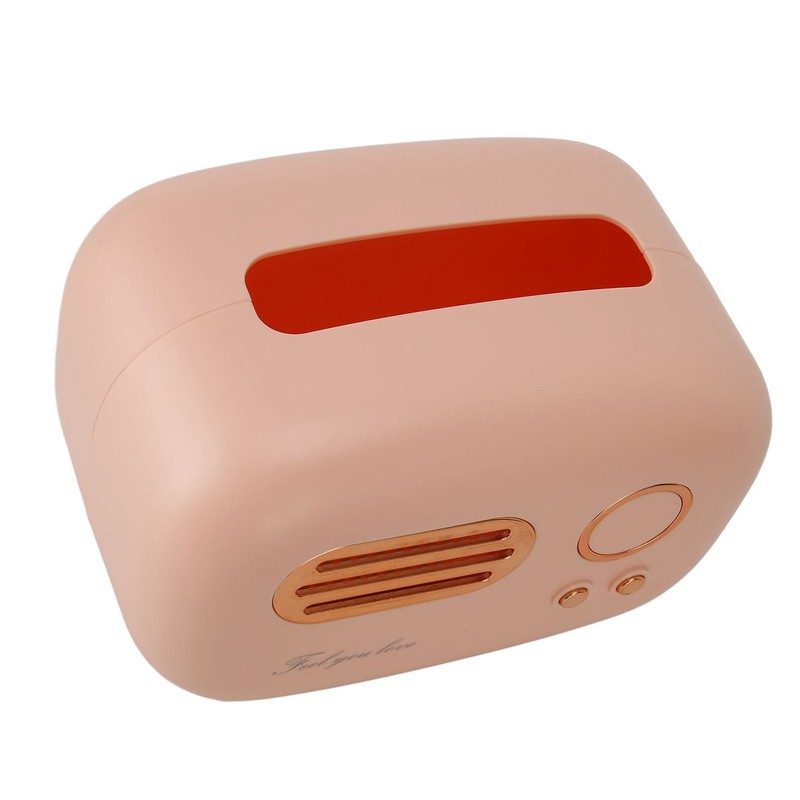 Tissue Box Holder Cute Radio Style Wide Opening Anti Slip