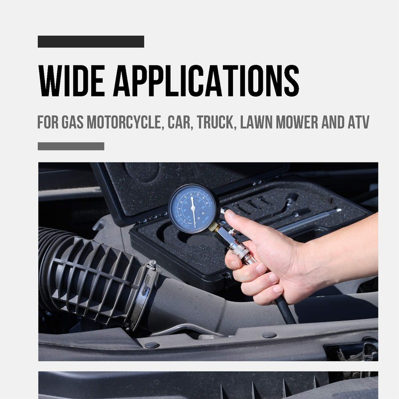 Lichamp Engine Compression Tester Automotive, Master Petrol Engine Cylinder Pressure