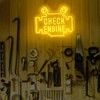 Check Engine Neon Signs for wall decor, Garage Neon Sign