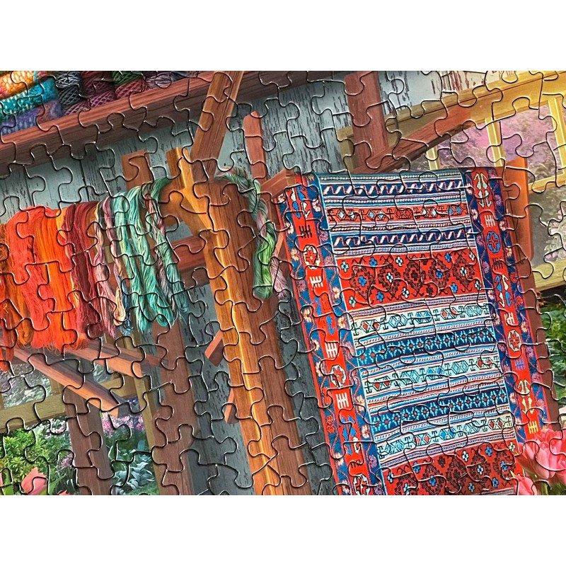 Springbok Weaver's Cottage 1000 Piece Jigsaw Puzzle for Adults Features