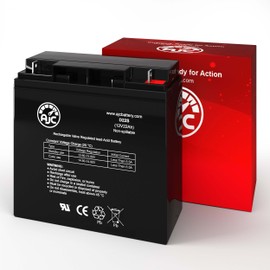 AJC Battery Compatible with Panasonic LCL 12V20P 12V 22Ah Sealed Lead Acid Battery