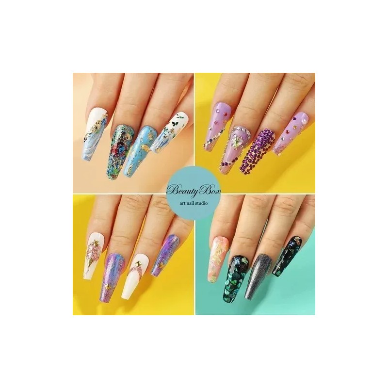 BTYBOX;Strass de Uñas;Decoración para Uñas Decoración De Uñas 11440pcs Rhinestones