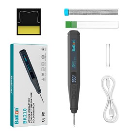 BK210 Cordless Soldering Iron, Portable Soldering Iron Kit, Micro Soldering Kit & Battery Powered Soldering Iron, Usb-Type-C Port, Lcd Digital (BK210-2024)