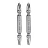 sourcing map 2pcs Magnetic Double Ended Screwdriver Bit 6mm PH2/SL6
