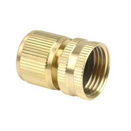 2 Sets (4 PCS) Brass Quick Hose End Connector Garden Hose Nozzle Connect Kit