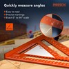 Presch Carpenters Square 300mm | Innovative wipeable note surface |