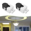 ECSiNG 4Pcs 2x2A 250V On-Off Miniature Mini Pull Cord Switch
