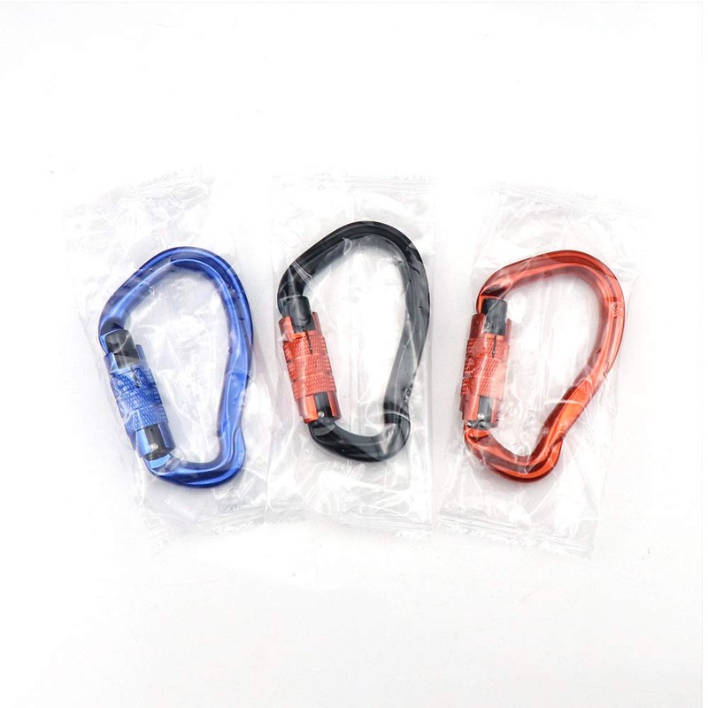 Carabiner, New Version Locking Carabiner, 61.3 lbs (23 - 45