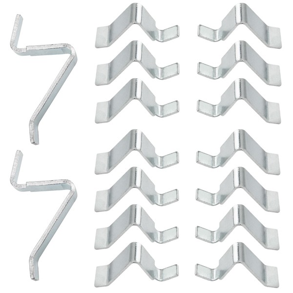 Shelf Clips Compatible with Sandusky Metal Cabinet - S-Clips Fits