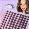 Wispy Lash Clusters Natural Cluster Eyelash Extensions 10-14mm Thin Band