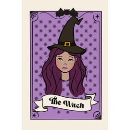 Classic Monster Notebook - Volume #2: The Witch: Witchy vintage tarot inspired notebook for journaling, notes, and magic, 6x9 inches, 200 pages