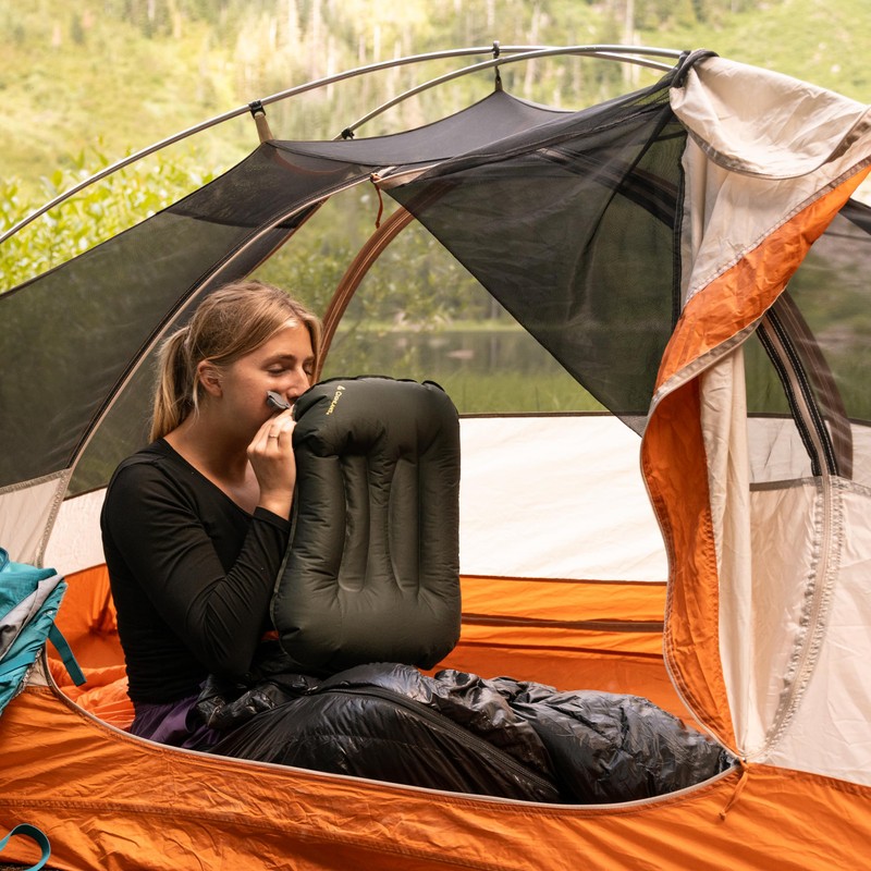 Coghlan's Inflatable Travel Pillow - Lightweight, Compact Neck Support for