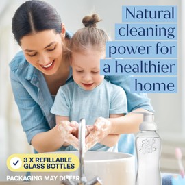 Fab Tab - Home Starter Kit - Natural Cleaning Products - Household Cleaners - All-Purpose Cleaner Tablets - Plant-Based, Plastic-Fee - No Harsh Chemicals | Cleaning Kit