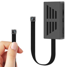 Mr.ing Cámara oculta de 64 GB DIY 1080P Mini cámara espía portátil Covert Niñera grabadora de video con cámaras de seguridad de detección de movimiento para el hogar, la oficina