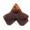 Caravan Tri Square Pyramid Tortoise Shell Hair Claw