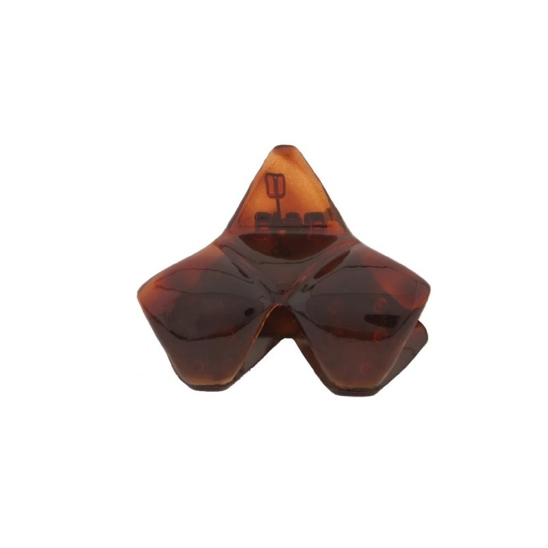 Caravan Tri Square Pyramid Tortoise Shell Hair Claw
