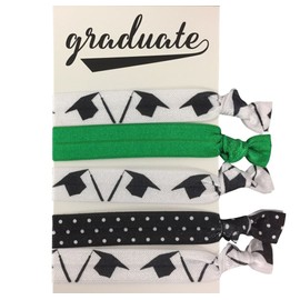 Graduation Accessories, Graduation Hair Ties, Graduation Gift for Girls, No Crease Graduate Cap Elastics Set, Gift for Graduation