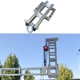 Ground Support Top Section for Box Truss Chain Hoist Fits，Suitable for 8x8inch Trussing，Square Tube-Steel Material