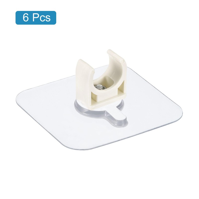 QUARKZMAN Pack of 6 PVC Water Pipe Clamp Brackets Fits