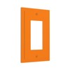 Bright/Light Orange 1 Gang Decorator Light Switch Cover Single GFCI/Rocker