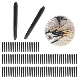 2BA 100pcs Standard Darts Plastic Dart Shafts I Shape Dart Stem Nylon Dart Stem Short Dart Stem Damage Resistant