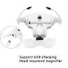 Head Magnifier LED USB Charging Jewelry Magnifying Glass for Painting