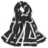 Baishizhou Scarfs for Women Light Soft Solid plaid Fashion Scarves