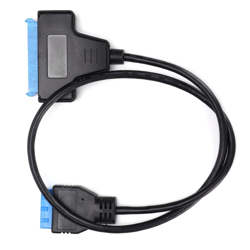 2.5in Adapter Cable 19Pin USB 3.0 to SATA 22Pin 50cm
