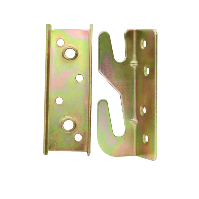 Bed Brackets Corner, 4 Sets Bed Rail Brackets, Heavy Duty