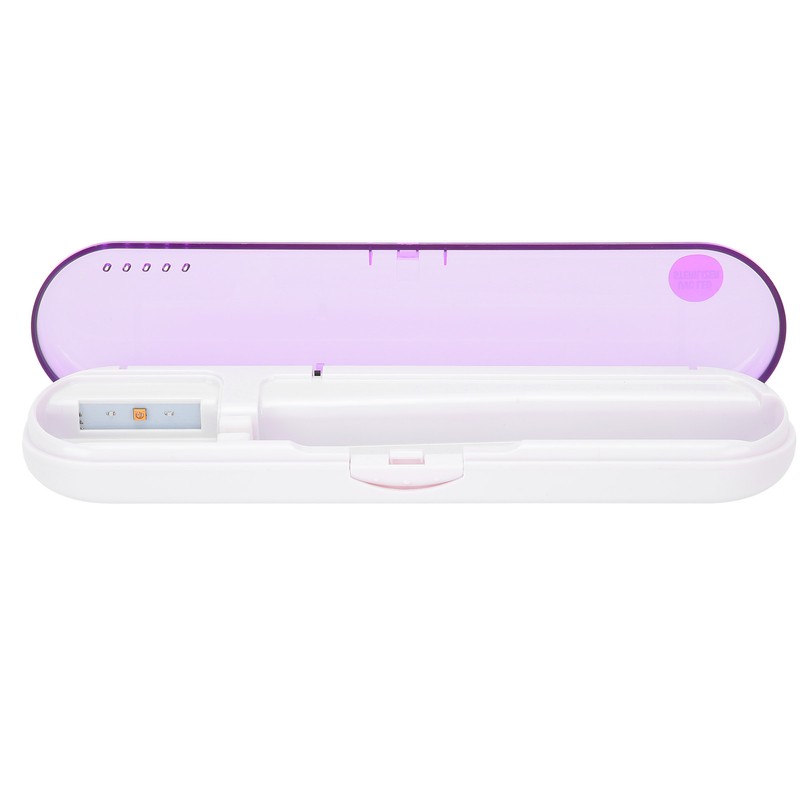 ZL‑08L UV LED Toothbrush Holder Cleaner Portable Ultraviolet Toothpaste CleanerPurple