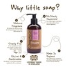 Little Soap Company Organic Rose Geranium Liquid Soap 250ml