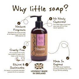 Little Soap Company Organic Rose Geranium Liquid Soap 250ml