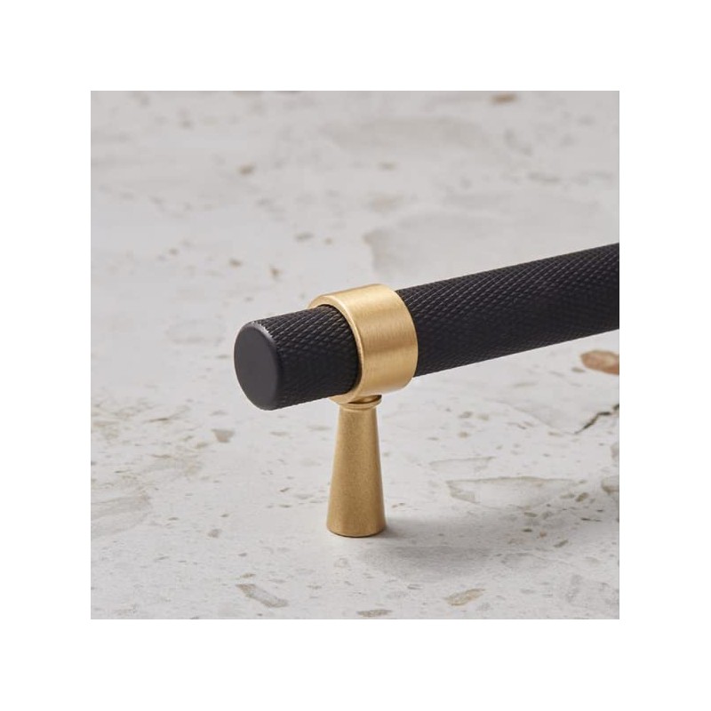 BWRMHME Set of 2 Solid Brass Cabinet Pulls 6.3 Inch