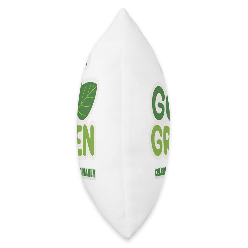 Go Green! Celebrate Sustainability - Kids Adults Birthday 18 Throw