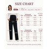AMPOSH Women's Maternity Scrub Pants with 6 Pockets Stretchy Straight