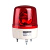 AVG-10-R, Beacon rotating light, 135mm red lens, Stud Mount, Incandescent