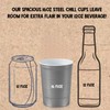 Steel Chill Cups 16 oz. Party Cups, Perfect for Cold