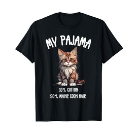 Pajama Maine Coon Perfect for Cat Lovers! T-Shirt
