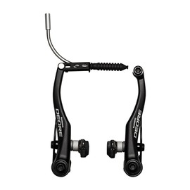 BR-T610 V-Brake Rear S70C Shoe Fixing Bolt: 16.0/25.0mm Black Arch Length: 107mm Includes/Lead Pipe Angle 90°