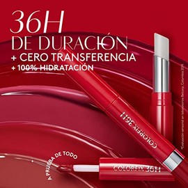 ésika - Labial Colorfix Duo Tattoo de Larga Duración 2.6ml - Pimienta Caliente