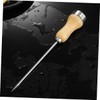 Mikinona Ice Wood Handle 2pcs Ice Chipper Ice Maker Tool
