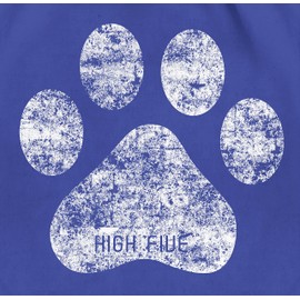 Shirtracer - Gym Bag Backpack - Gift for Dog Owners - High Five Dog Paw, 05 Royal Blue