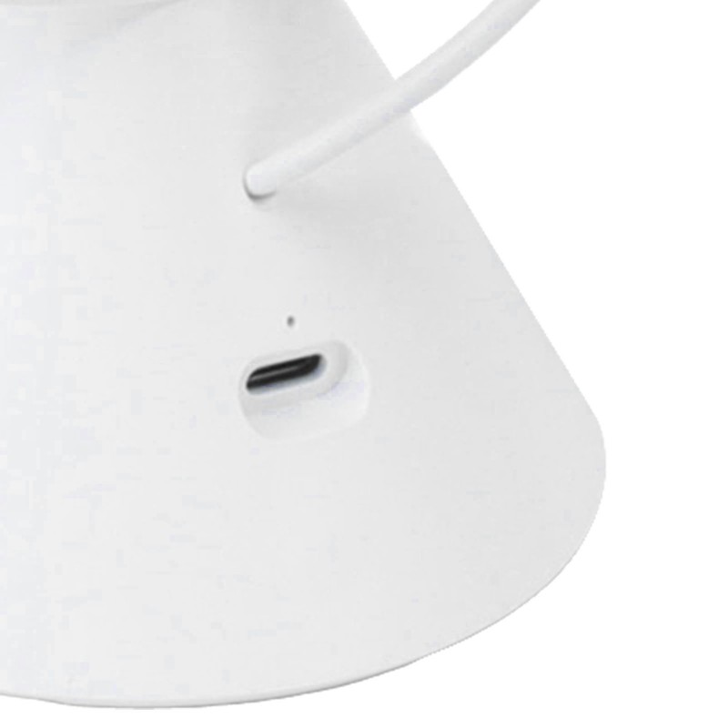 Mini Desk Fan with Hook USB Rechargeable 3 Speeds Wind