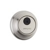 Kwikset 816 Key Control Deadbolt Lock, Round Satin Nickel Exterior